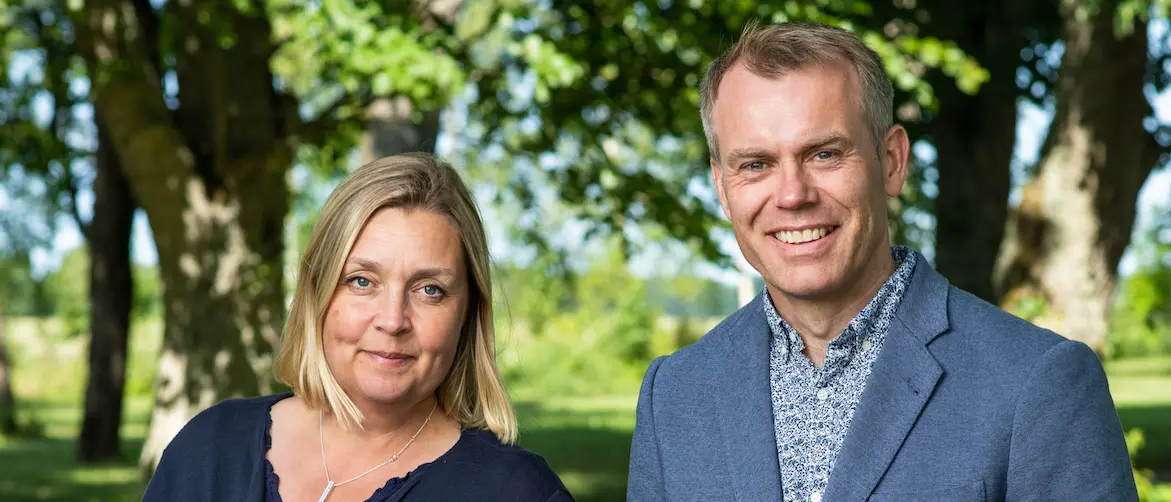 Ingemar Forss och Linalie Newman - EFKs missionsdirektorer. Bild från maj 2018 då de valdes.